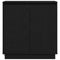vidaXL - Dressoir - met - LED - Zwart - Eiken - 71x34,5x75 - cm - Gelaagd - Hout