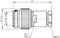 Telegärtner 100023816 100023816 TNC-connector Stekker, recht 75 Ω 1 stuk(s)