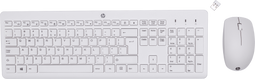 HP 230 - Draadloze muis- en toetsenbordcombo - Stil chiclet-toetsenbord en 2,4 GHz verbinding - Wit