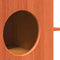 vidaXL - Kattenhuis - 51x35x30 - cm - massief - grenenhout - wasbruin
