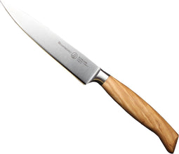 Messermeister Oliva Elite - Universeel Mes 16,5 cm - Multifunctioneel - Olijfhouten Handvat