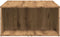 vidaXL - Salontafel - 90x67x33 - cm - bewerkt - hout - artisanaal - eikenkleurig