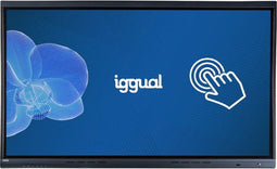 Iggual ORCHID 75 - Digitale signage flatscreen 190,5 cm (75") 4K Ultra HD Touchscreen - Zwart