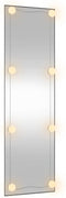 vidaXL - Wandspiegel - met - LED's - rechthoekig - 30x100 - cm - glas
