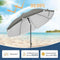 WOLTU GSS0007dgr03 - Balkon parasol 175 cm - UPF 50+ UV bescherming - Verstelbaar en kantelbaar - Donkergrijs