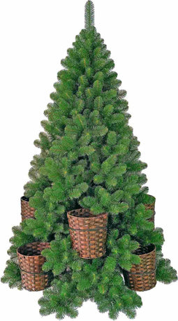 Black Box Trees Kunstkerstboom Manden - 135x135x230 cm - PVC - Groen