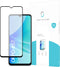 Oppo A57 screenprotector - Full Cover - Gehard glas - Zwart - Just in Case