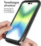 iMoshion Hoesje Geschikt voor iPhone 14 Pro Max Hoesje - iMoshion 360° Full Protective Case - Zwart / Transparant