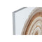Schilderij Home ESPRIT Beige Natuurlijk Cirkels Scandinavisch 80 x 3 x 80 cm (2 Stuks)