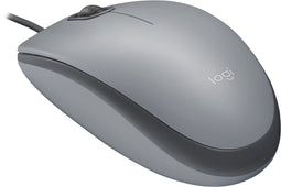 Logitech M110 - Muismodel - Optisch 1000 DPI - Ambidextrous - Zwart