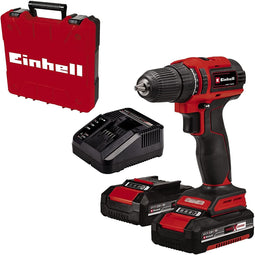 Einhell TE-CD 18/40 Li BL Kit - Accu Boor-/Schroefboormachine - Koolborstelloze motor 40 Nm (2 stuks)