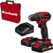 Einhell TE-CD 18/40 Li BL Kit - Accu Boor-/Schroefboormachine - Koolborstelloze motor 40 Nm (2 stuks)