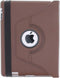 Tablet Hoes Geschikt voor iPad 2 (2011) 9.7 inch /iPad 3 (2012) 9.7 inch / iPad 4 (2012) 9.7 inch - 360° Draaibare Bookcase - Bruin