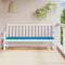 vidaXL - Tuinbankkussen - 200x50x3 - cm - oxford - stof - blauw