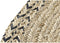 Tapijt DKD Home Decor 140 x 0,5 x 140 cm Natuurlijk Polyester Tweekleurig Tropisch