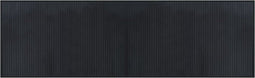 vidaXL - Vloerkleed - rechthoekig - 60x200 - cm - bamboe - zwart