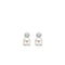 TI SENTO Dames Oorbellen - 925 zilver - Wit parel - 7590PW