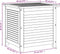vidaXL - Tuinbox - met - jaloezieën - 60x50x56 - cm - massief - acaciahout
