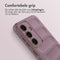 imoshion Hoesje - Geschikt voor Samsung Galaxy S24 Plus - EasyGrip Backcover - Paars