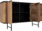 DTP Home Dresser Soho, 2 doors, 3 drawers,85x160x45 cm, recycled teakwood and mortex