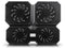 DeepCool MultiCore X6 - Notebookkoeler - 4 ventilatoren - Zwart