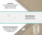 Loti Living Douchegordijn - Waterdicht - Anti Schimmel - Lichtbruin gestreept 120x200 cm