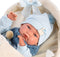 Llorens full body babypop jongen Nico met slaapzak en speen 40 cm