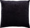 Dutch Decor MARIX - Kussenhoes velvet 45x45 cm Raven - zwart - met rits