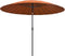 vidaXL - Parasol - met - aluminium - paal - 270 - cm - terracottakleurig