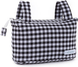 Organizer tas voor kinderwagen Mi bollito Zwart Vichy 15 x 18 x 45 cm