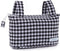 Organizer tas voor kinderwagen Mi bollito Zwart Vichy 15 x 18 x 45 cm