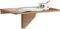 SoBuy FWT03-PF - Opklapbare Wandtafel - Ruimtebesparend - Bruin