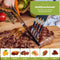 HI NATURE™ Steakmessen - Messenset RVS - 4x Vaatwasserbestendig 22cm - Zilver (4 stuks)