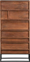 WOOOD Forrest 5 ladenkast - Mango Hout - Naturel - 121x60x40