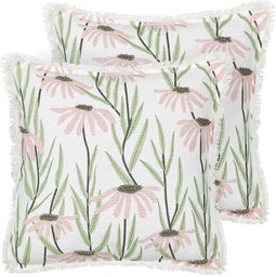 GYNURA - Sierkussen set van 2 - Meerkleurig - 45 x 45 cm - Katoen