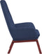vidaXL Relaxstoel stof blauw
