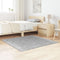vidaXL - Shaggy - Tapijt - met - Latex - Achterkant - Grijs - 120x120 - cm