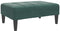 vidaXL - Voetenbank - 77x55x31 - cm - fluweel - donkergroen