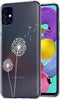 iMoshion Hoesje Geschikt voor Samsung Galaxy A51 Hoesje Siliconen - iMoshion Design hoesje - Wit / Transparant / Dandelion