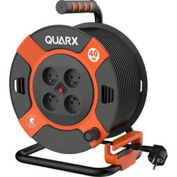 Kabelhaspel - QUARX - DIY - 40m, H07RN-F 3G2,5mm², metalen trommel