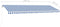 vidaXL - Luifel - handmatig - uittrekbaar - met - LED - 500x300 - cm - blauw - en - wit
