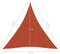 vidaXL - Zonnezeil - 160 - g/m² - 4,5x4,5x4,5 - m - HDPE - terracottakleurig