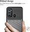 imoshion Hoesje Geschikt voor Motorola Moto G60 Hoesje Siliconen - imoshion Thunder Backcover - Zwart