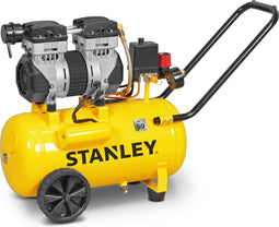 Stanley SXCMS1324HE - Compressor - Olievrij - 24L - 8Bar - Laag Geluidsniveau 59dB (1 pk)