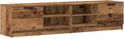 vidaXL - Tv-meubels - 2 - st - 80x35x36,5 - cm - bewerkt - hout - oud - houtkleurig