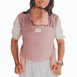 Babylonia Tricot-Slen Organic - Rekbare draagdoek - 100% biologisch katoen - Soft Pink