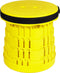 Opvouwbare kruk extra strong vol geel - telescopische kruk - 250 kg - inklapbare kruk - draagbaar - kampeerstoel - opstapkrukje