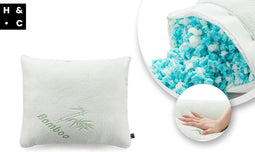 Home&Comfort Bamboo Sleep - Hoofdkussen - Antibacterieel - Anti-Huisstofmijt - 50 x 60 cm - Wit
