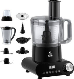 MATTI® MFP01 - Foodprocessor - 1500W - 3-in-1 met blender en grinder