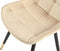 Orville eetkamerstoel Chloé beige